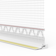 LAIBUNGSANSCHLUSSPROFIL AKKORDEON, Putzdicke: 9 mm, 270 cm
